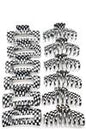 Checker Claw Hair Clips