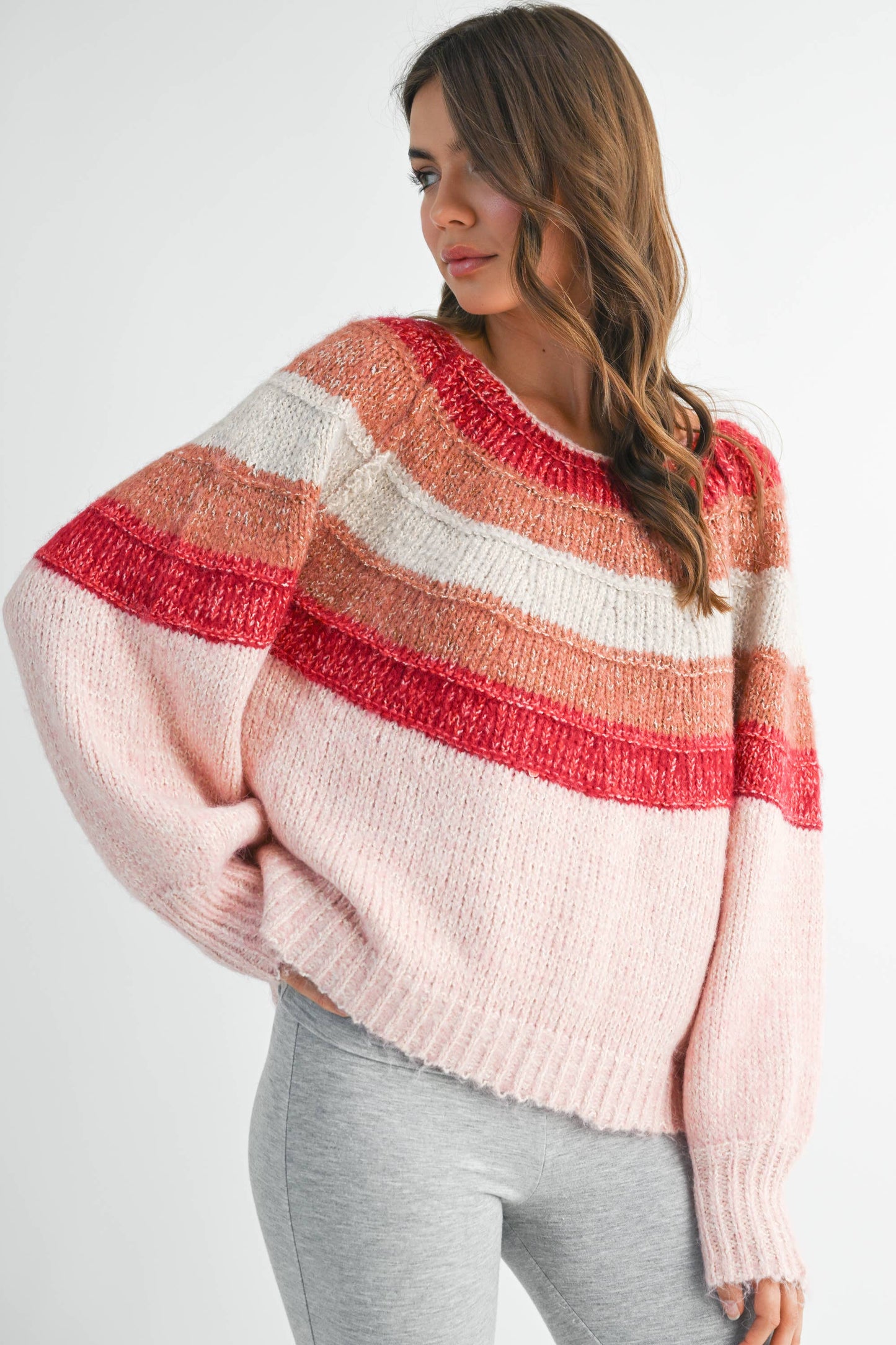 Chunky Knit Pullover Sweater