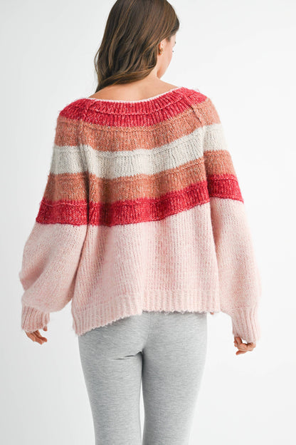 Chunky Knit Pullover Sweater