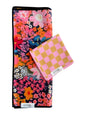 Harmony/Squared Up: Double Sided-Hand Towel Washcloth Set