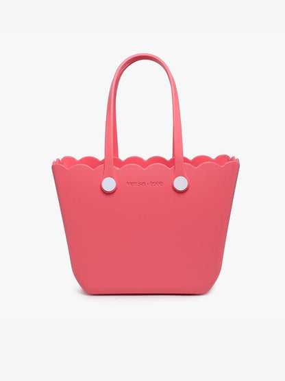 Rose Scalloped Versa Tote w/ Interchangeable Straps