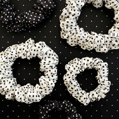 Polka Dot Party | Small | Silk Scrunchies