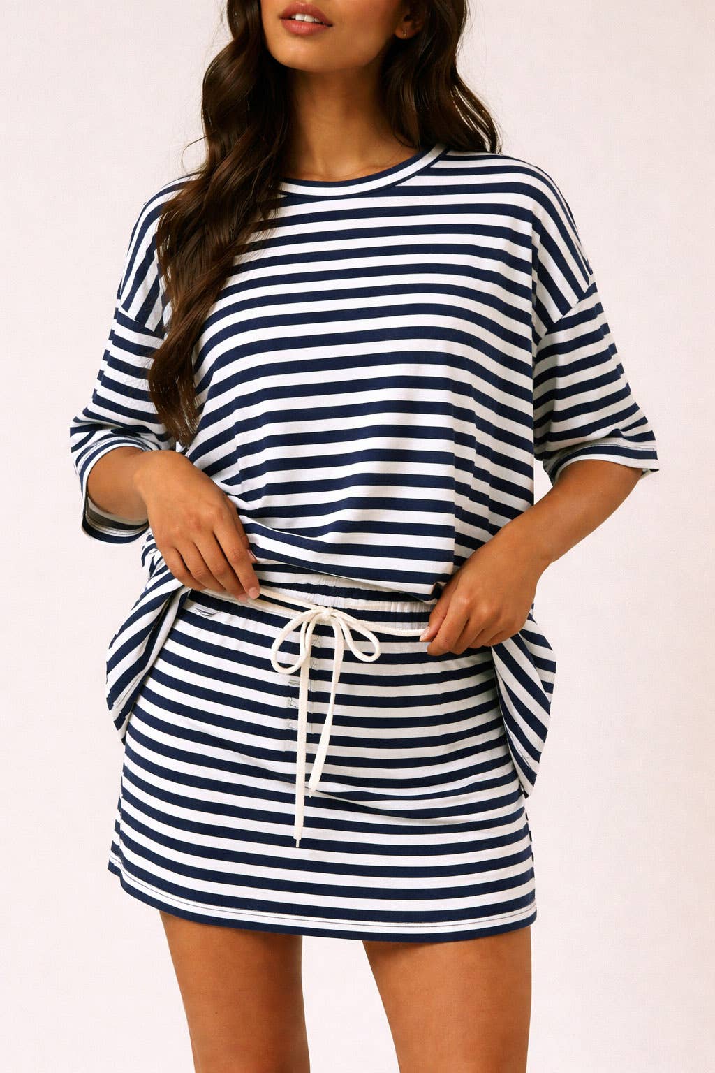 Madison OVERSIZED STRIPE T-SHIRT