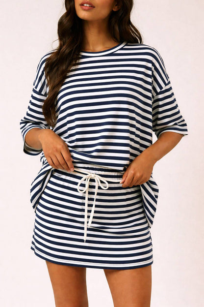 Madison OVERSIZED STRIPE T-SHIRT