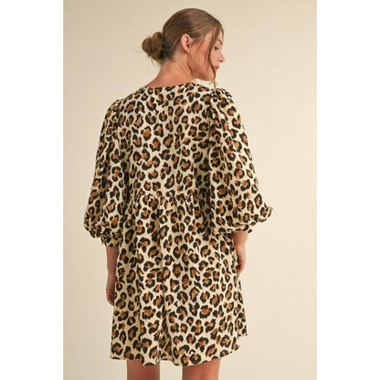 Classic Leopard printed dress