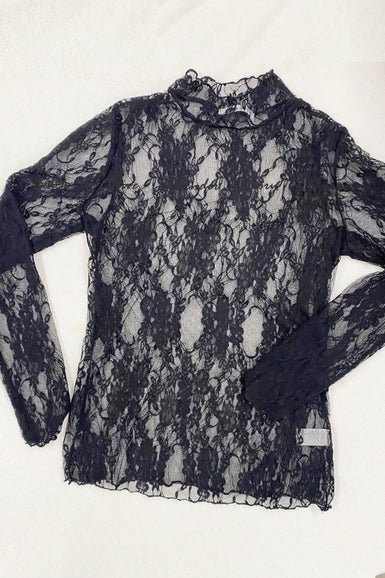 Already There Sheer Lace Top