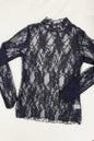 Already There Sheer Lace Top