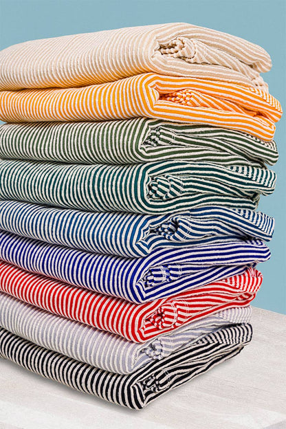 Dawn Ribbed Striped Oversized Short Sleeve Top