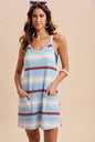 Terry Swing Mini Dress With Romper