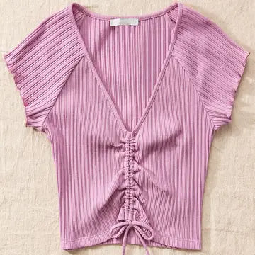 Cinched Crop Top