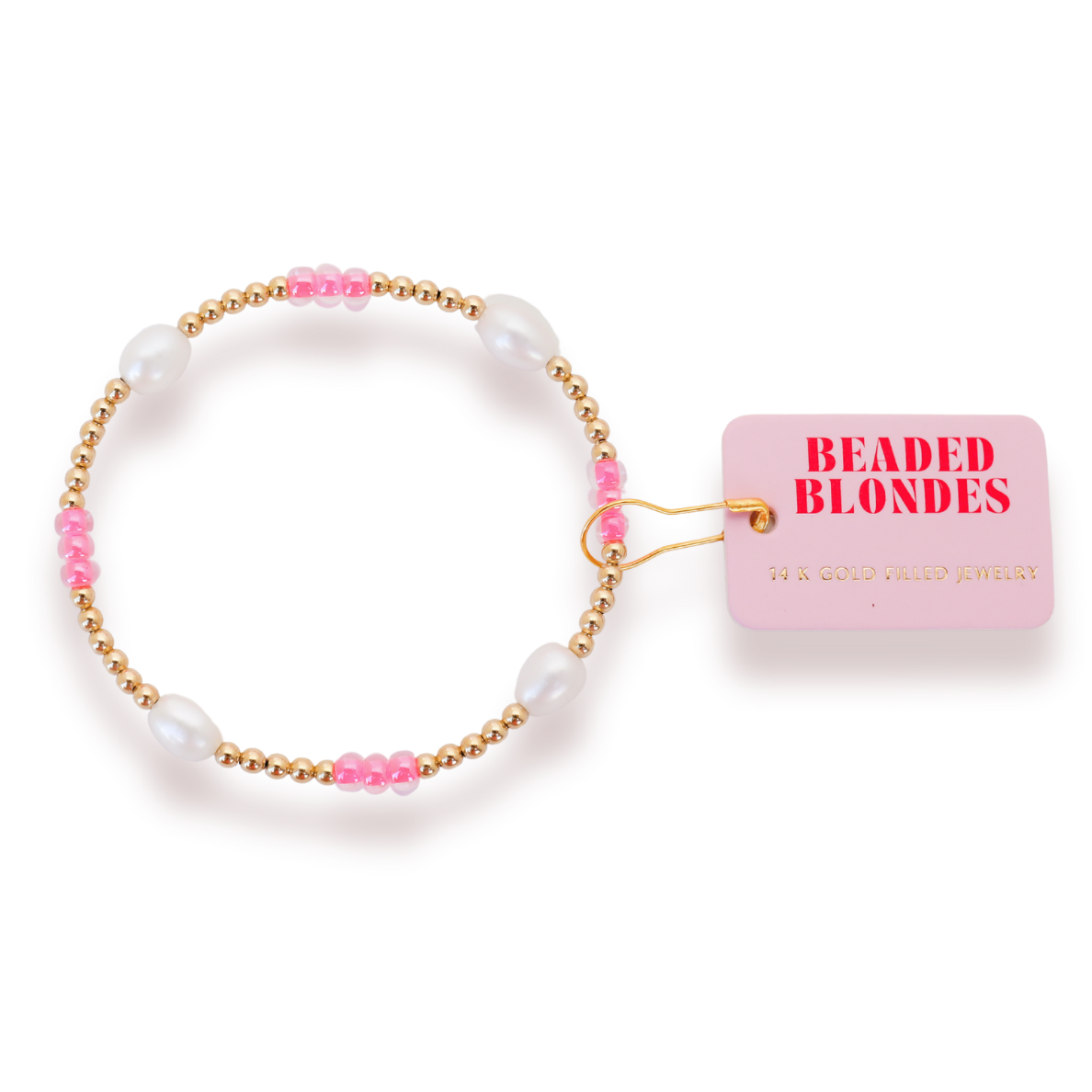 Hot Pink Pearl Poppi Bracelet