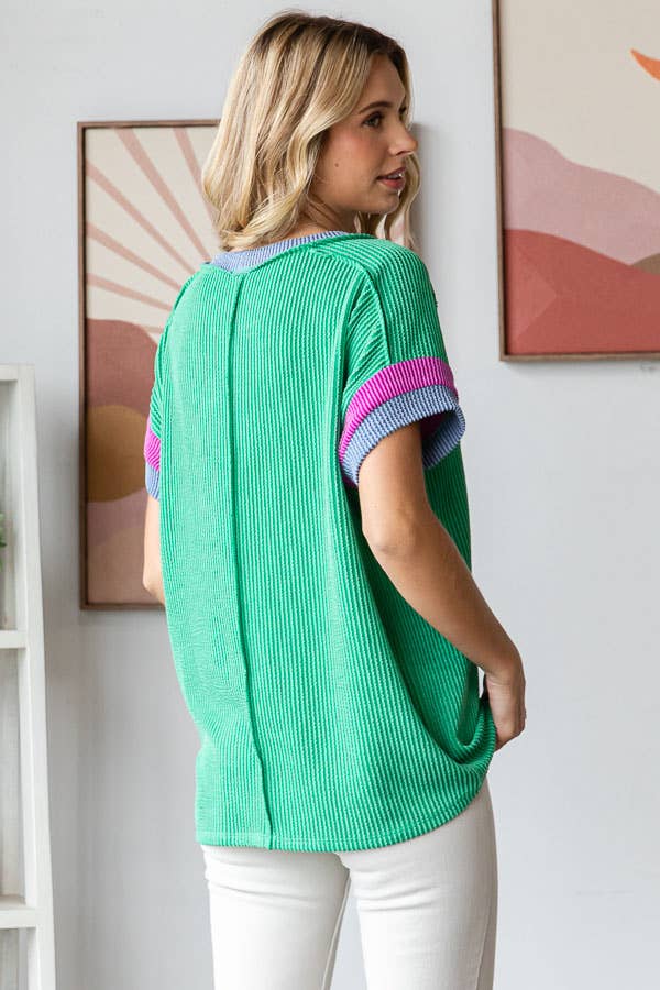 Block Top Ribbed