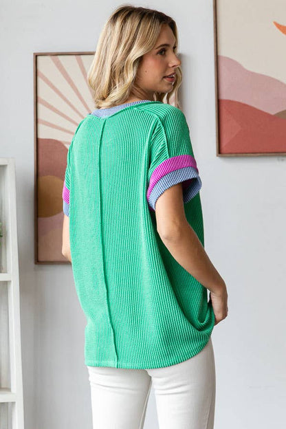 Block Top Ribbed