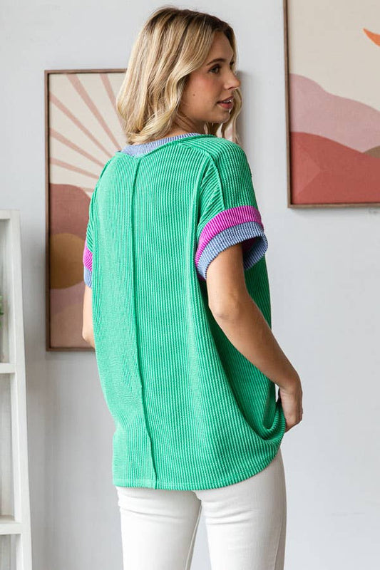 Block Top Ribbed
