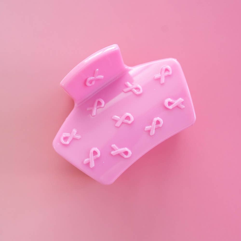 Classic | Pink Ribbon | Petite | Claw Clip