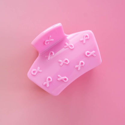 Classic | Pink Ribbon | Petite | Claw Clip