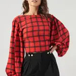 Hampshire Plaid Top