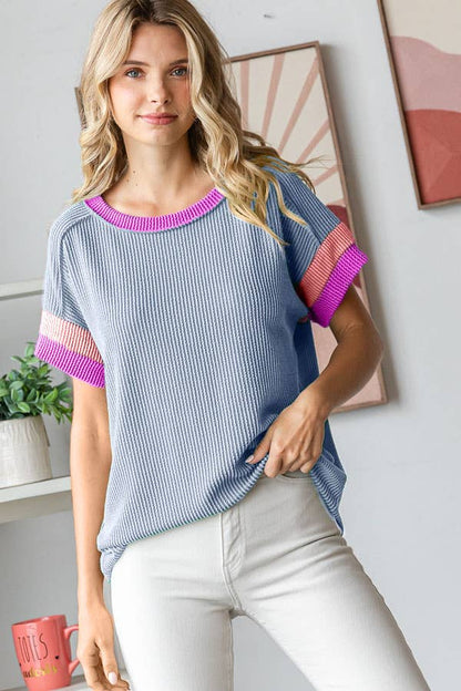 Block Top Ribbed