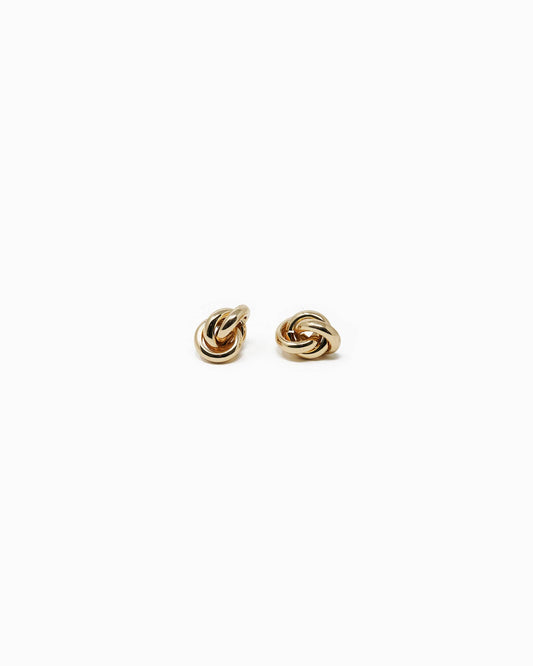 Bold Knot Stud Earrings