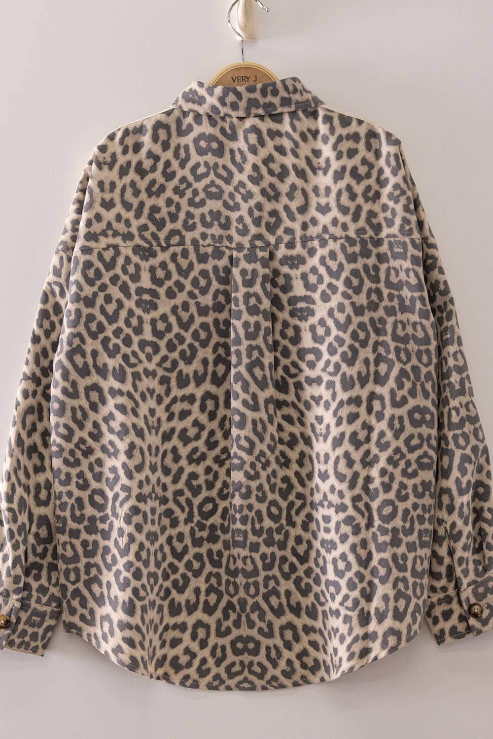 Leopard Print Utility Shirt