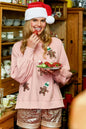 Sequin Gringer Bread Man Sweatshirts