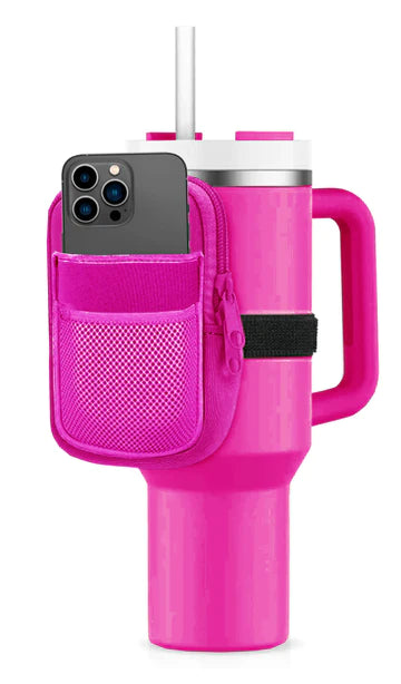 Hot Pink Zipper Pouch