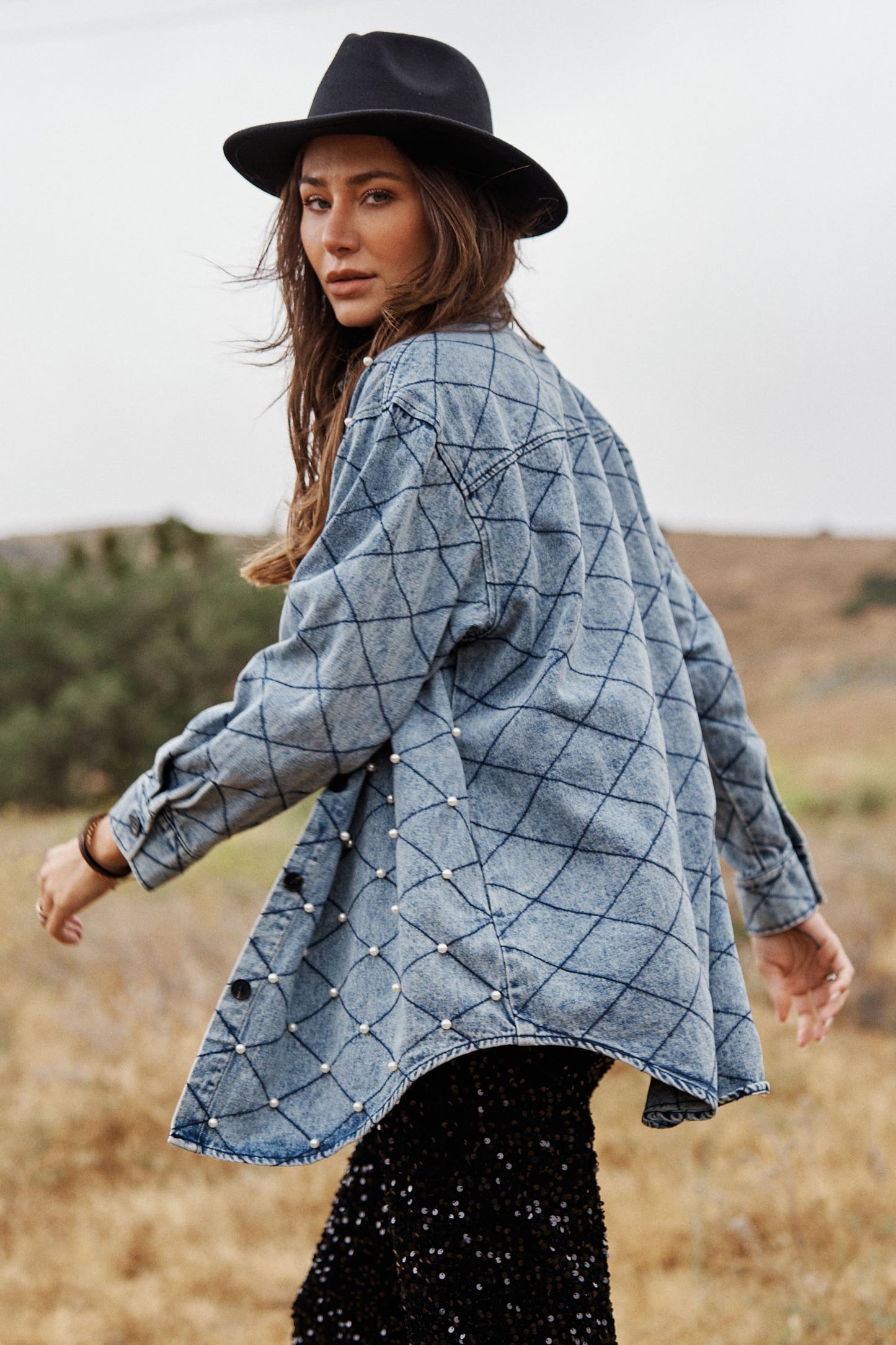 Pearl & Denim Jacket