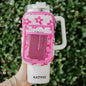 Groovy Checkered Tumbler Zipper Pouch